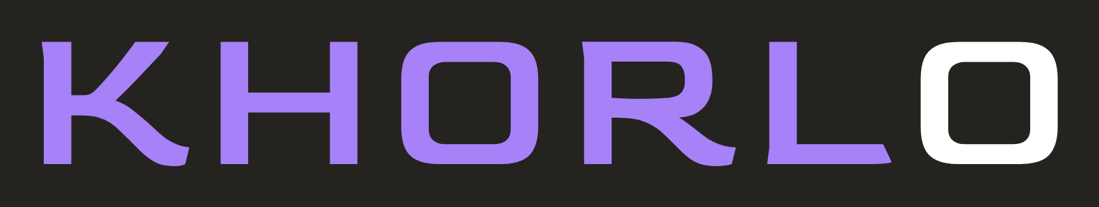The KHORLO wordmark.